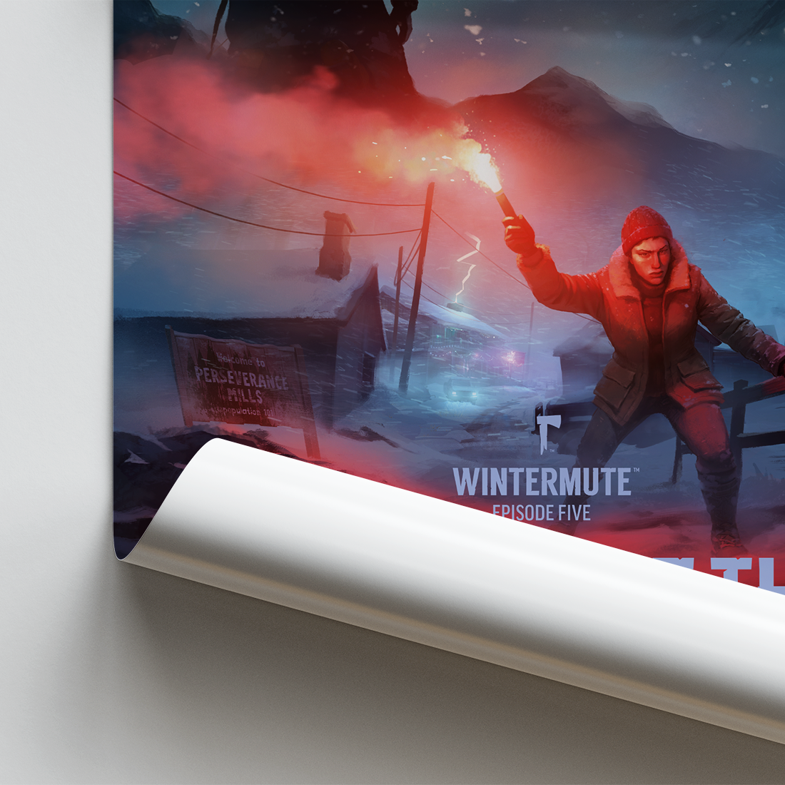 The Long Dark WINTERMUTE Poster: Episode Five, “The Light at the End of All Things” close up