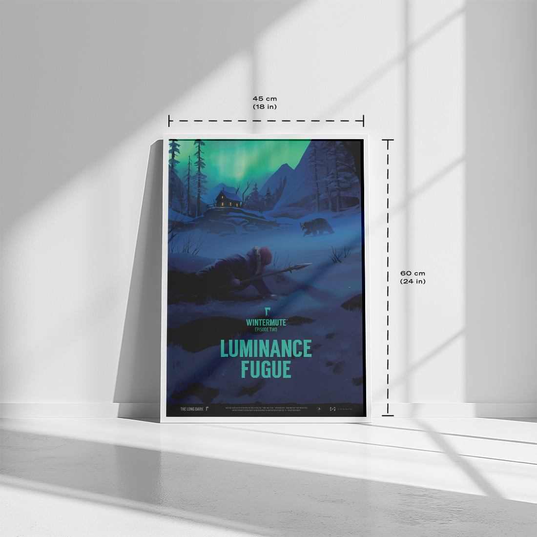 The Long Dark WINTERMUTE Poster: Episode Two, “Luminance Fugue” with dimension