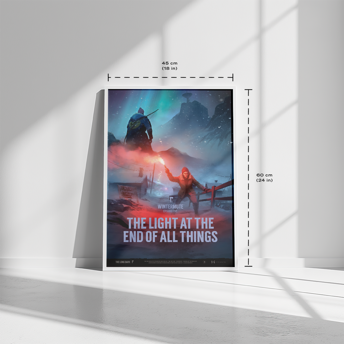 The Long Dark WINTERMUTE Poster: Episode Five, “The Light at the End of All Things” with dimensions